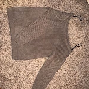 Off the shoulder sweater